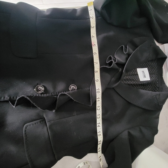 MOSCHINO CHEAP AND CHIC FITTED BLAZER WITH FRILL - Picture 9 of 11